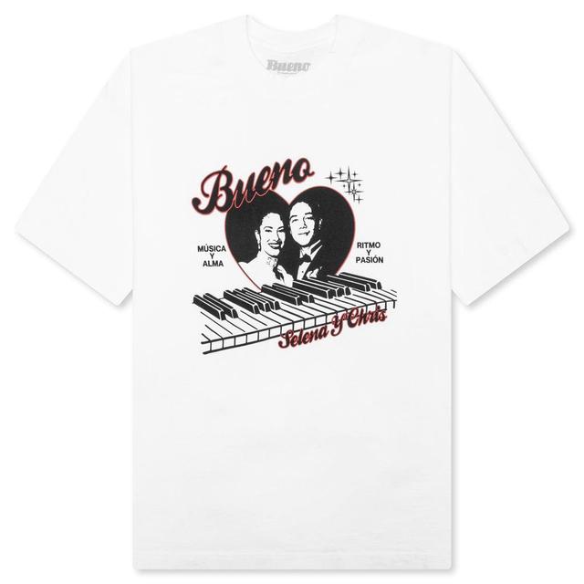 Selena y Chris S/S Tee - White Male Product Image