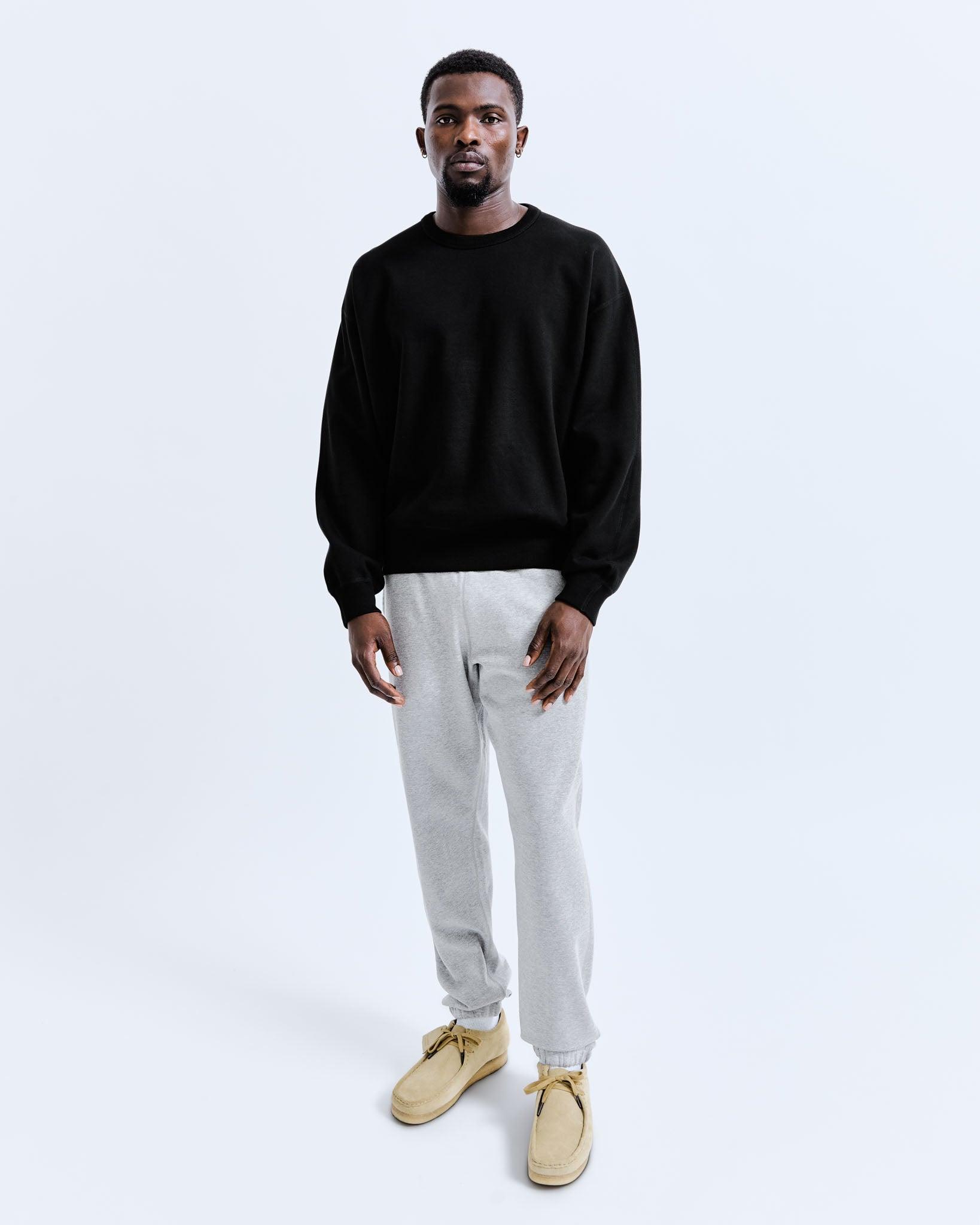 Midweight Terry Relaxed Crewneck Male Product Image