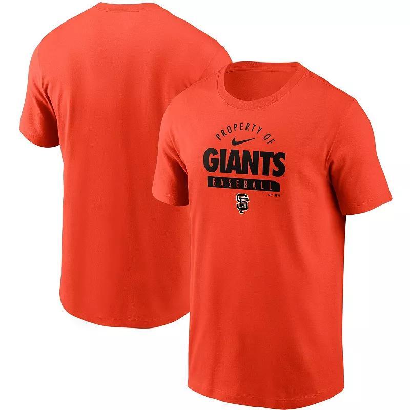 Mens Orange San Francisco Giants Primetime Property Of Practice T-shirt Product Image