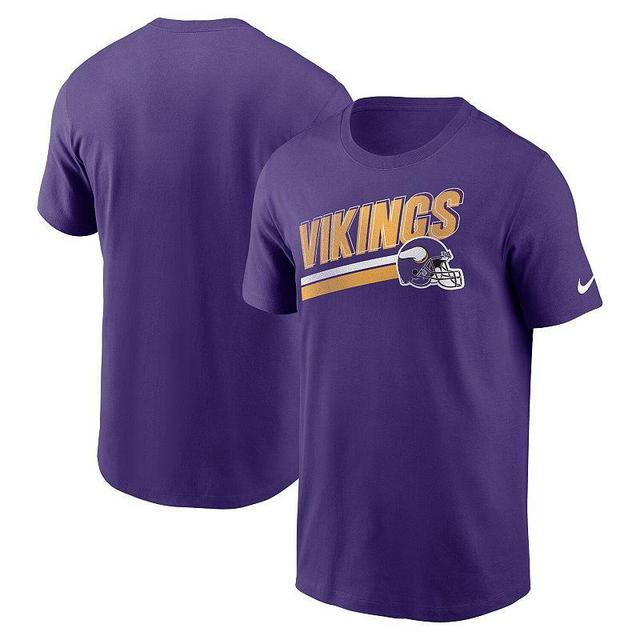 Mens Nike Purple Minnesota Vikings Essential Blitz Lockup T-Shirt Product Image