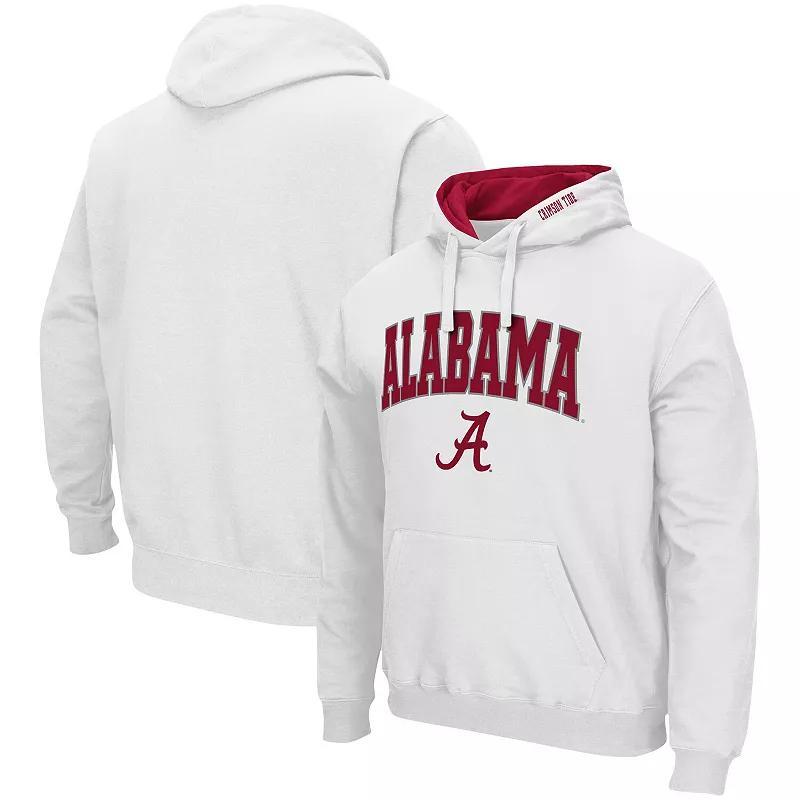 Mens Colosseum Alabama Crimson Tide Arch & Logo 3.0 Pullover Hoodie Product Image