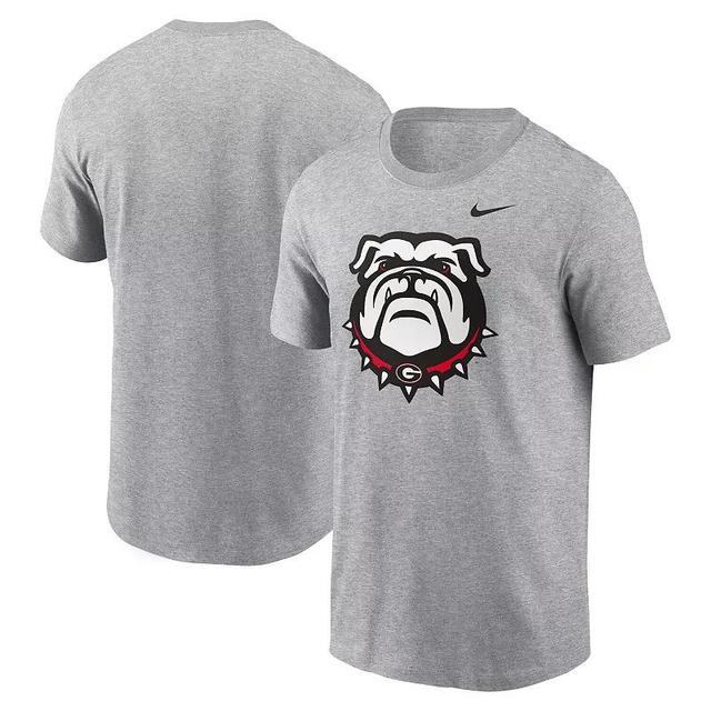 Mens Nike Heather Gray Georgia Bulldogs Primetime Evergreen Alternate Logo T-Shirt Product Image