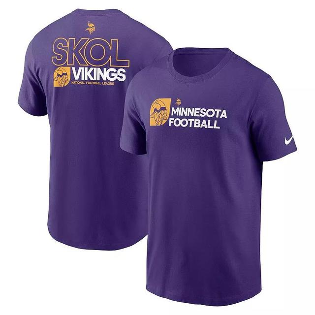 Mens Nike Minnesota Vikings Outline T-Shirt Product Image