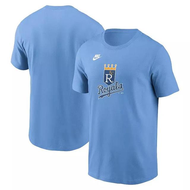 Mens Nike Blue Kansas City Royals Cooperstown Collection Team Logo T-Shirt Product Image