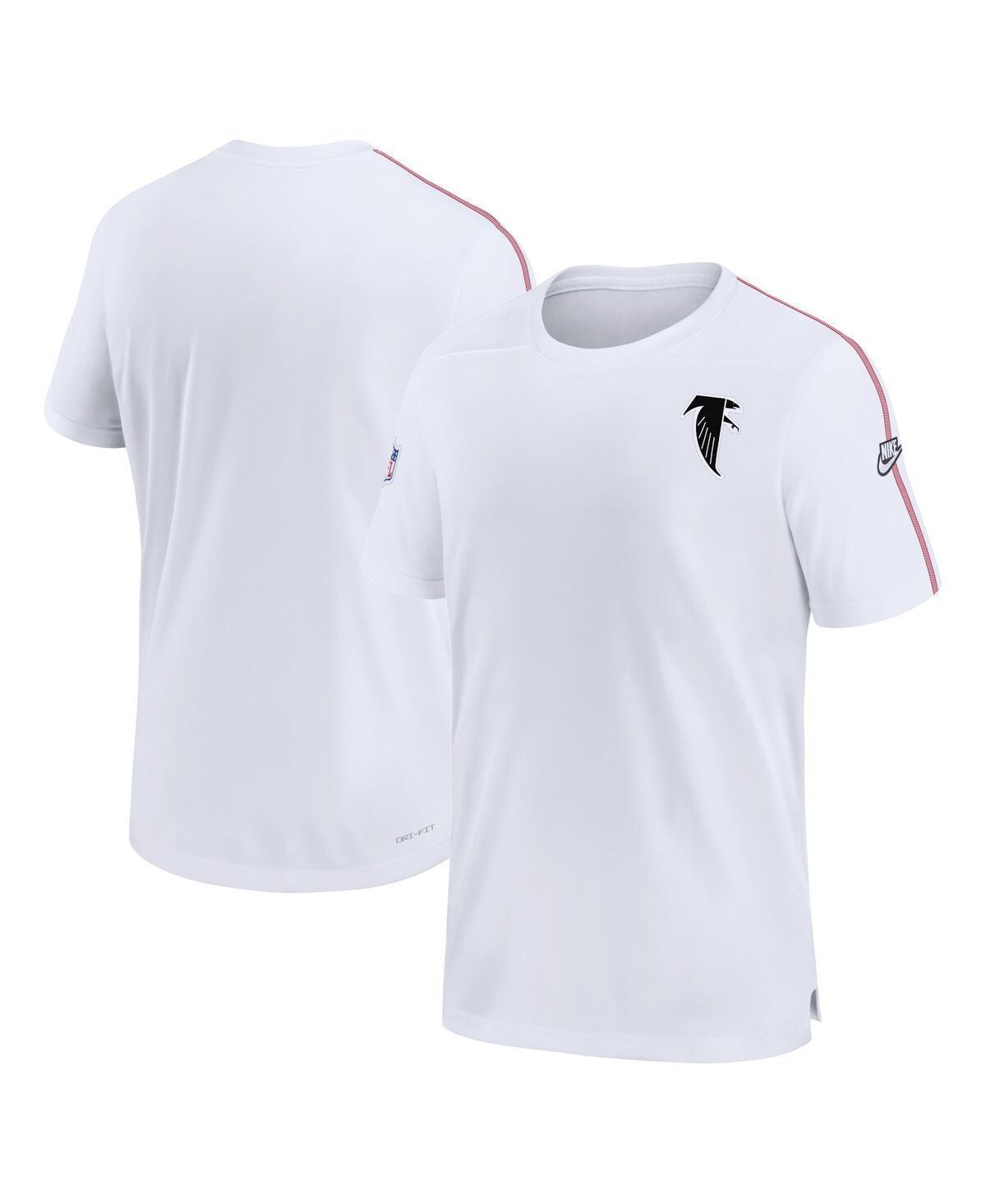 Nike Mens White Atlanta Falcons Sideline Alternate Logo Coach Performance Top Product Image