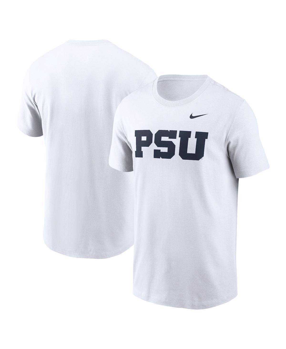 Nike Mens White Penn State Nittany Lions Primetime Evergreen Alternate Logo T-Shirt Product Image