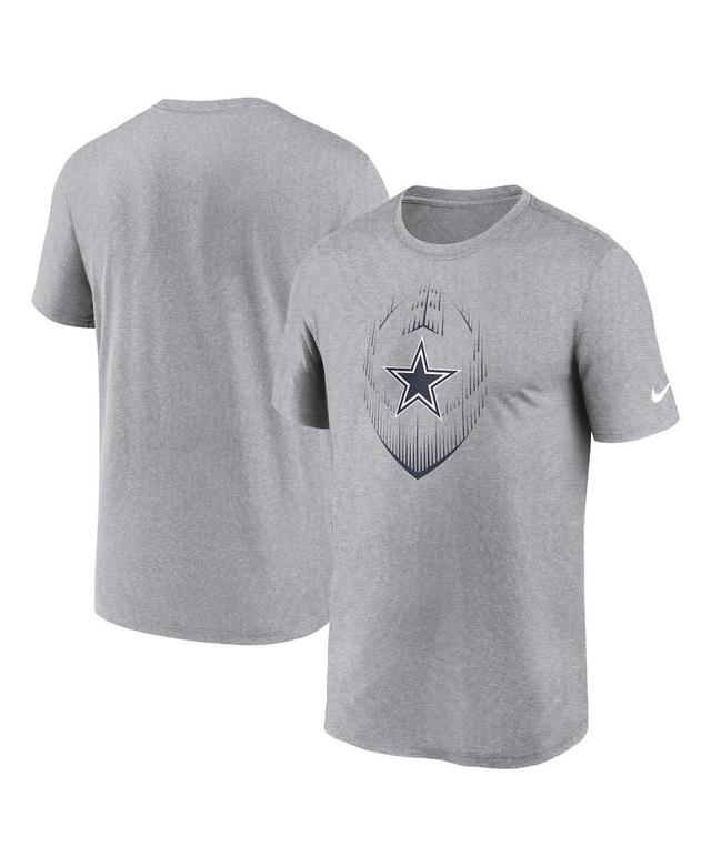 Nike Mens Heather Gray Georgia Bulldogs Primetime Legend Icon Performance T-Shirt Product Image