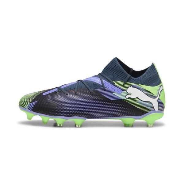 PUMA FUTURE 7 PRO Firm Ground/Artificial Ground Men's Soccer Cleats Shoes in Grey Skies/White/Fizzy Apple Product Image