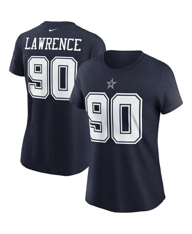 Womens Nike Demarcus Lawrence Dallas Cowboys Name & Number T-Shirt Blue Product Image