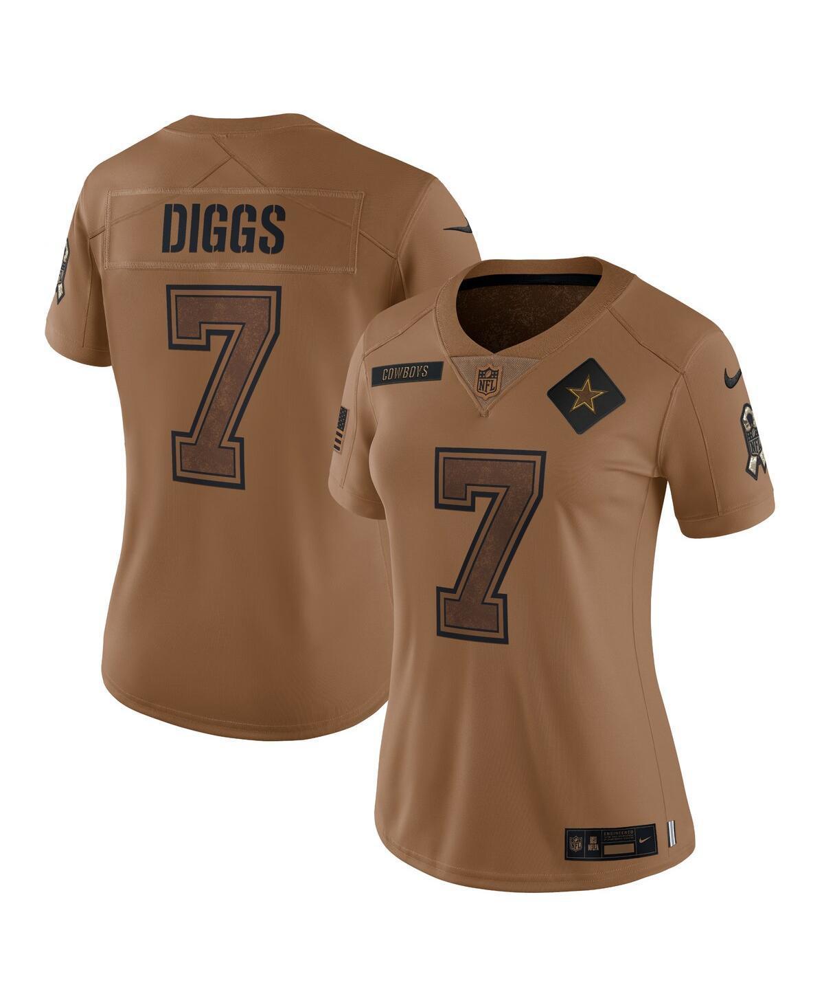 Womens Nike Trevon Diggs Brown Distressed Dallas Cowboys 2023 Salute To Service Limited Jersey - Brown Product Image