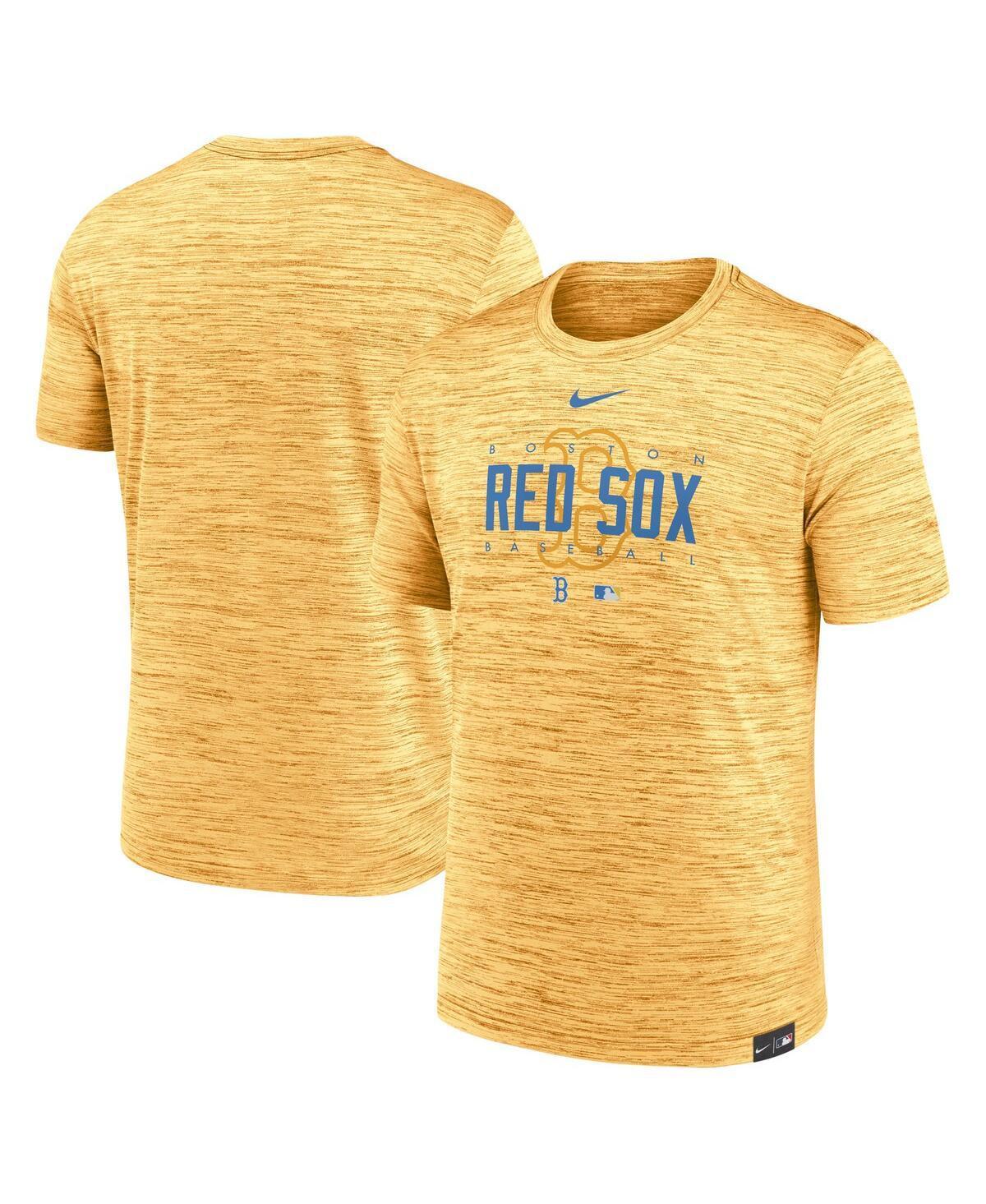 Mens Nike Boston Red Sox City Connect Velocity Practice Performance T-Shirt Product Image