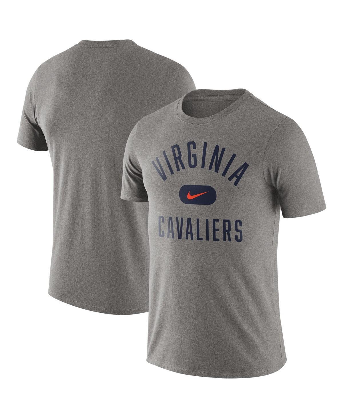 Mens Nike Heathered Gray Virginia Cavaliers Team Arch T-shirt Product Image