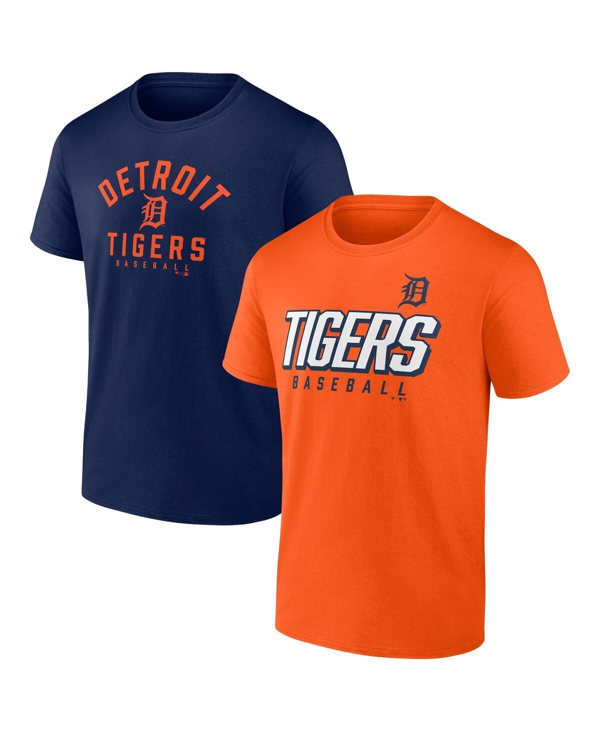 Mens Fanatics Branded /Navy Detroit Tigers Player Pack T-Shirt Combo Set Product Image