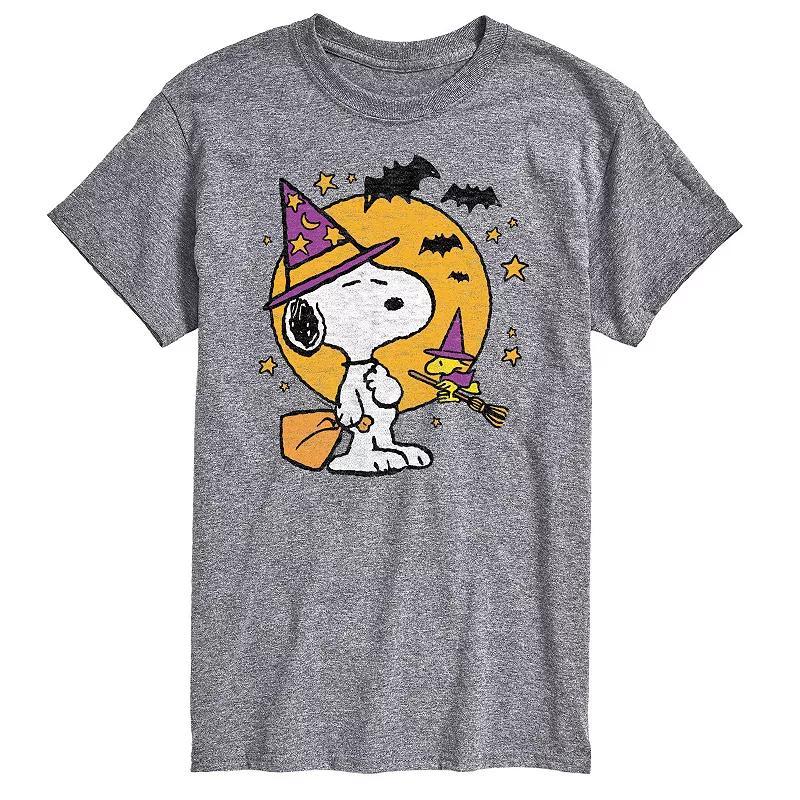 Mens Peanuts Snoopy & Woodstock Witchcraft Graphic Tee Product Image