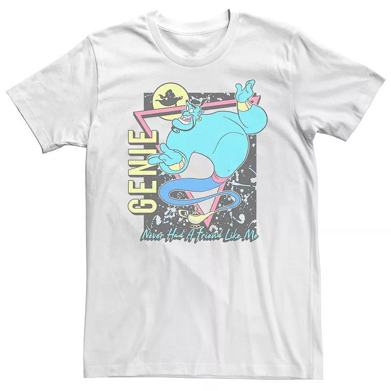 Big & Tall Disneys Aladdin Retro Genie Tee, Mens Product Image