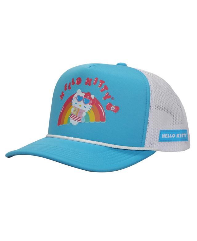 Womens Hello Kitty Rainbow Foam Trucker Hat Product Image