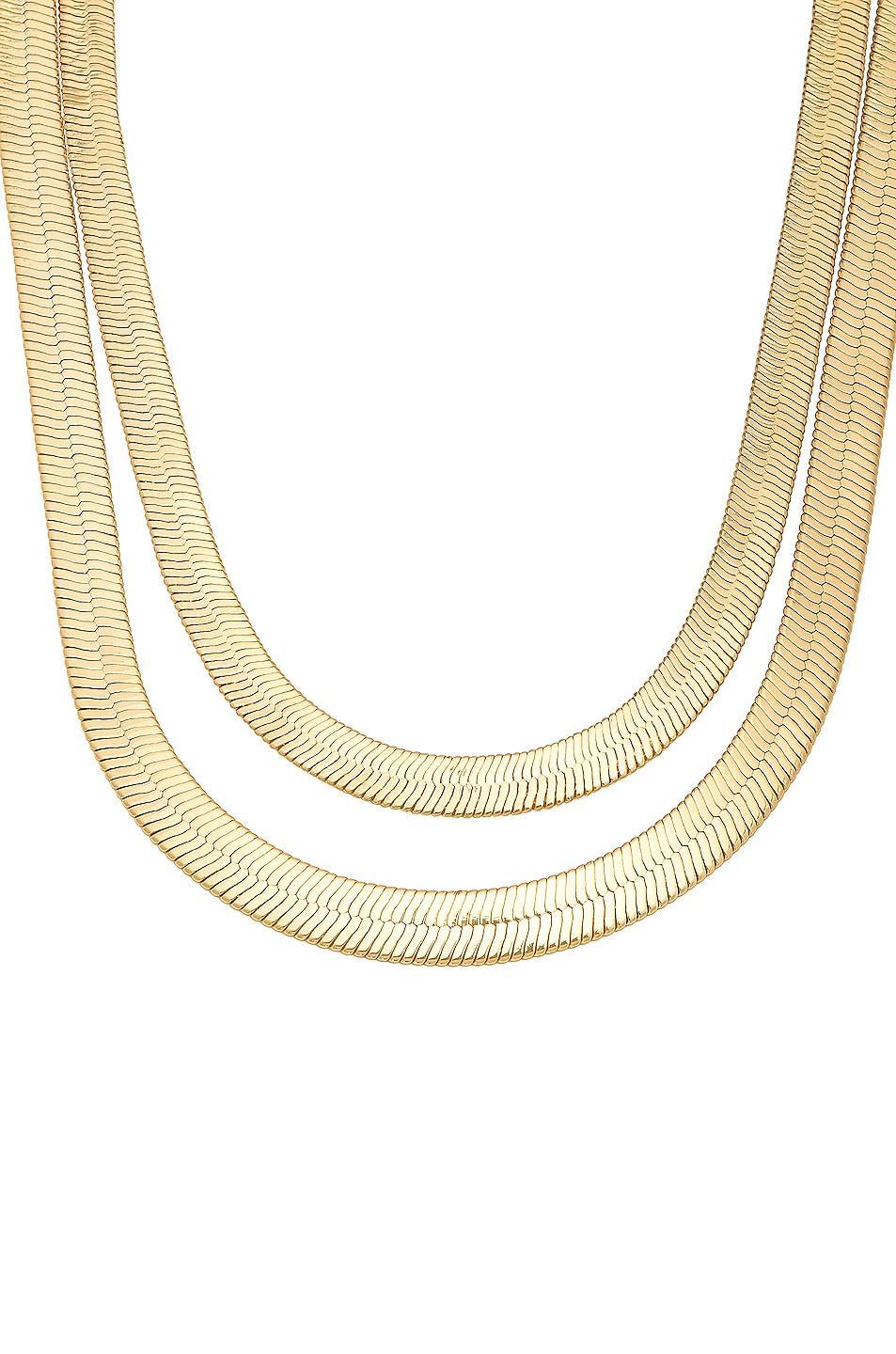 Demarson Lisa Necklace in Metallic Gold Product Image