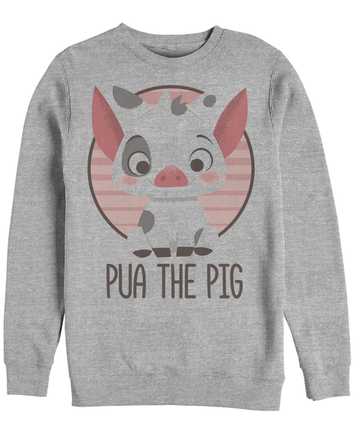 Disney Mens Moana Pua the Pig, Crewneck Fleece Product Image