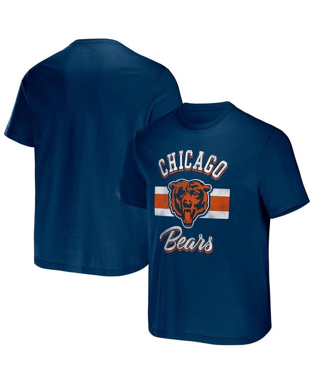 Mens Nfl x Darius Rucker Collection by Fanatics Navy Chicago Bears Stripe T-shirt Product Image