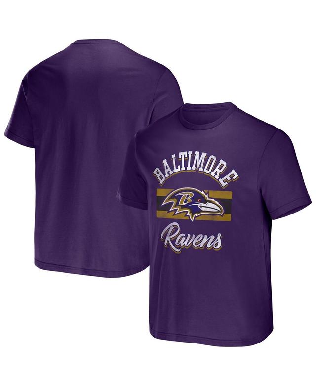 Mens NFL x Darius Rucker Collection by Fanatics Baltimore Ravens Stripe T-Shirt Product Image