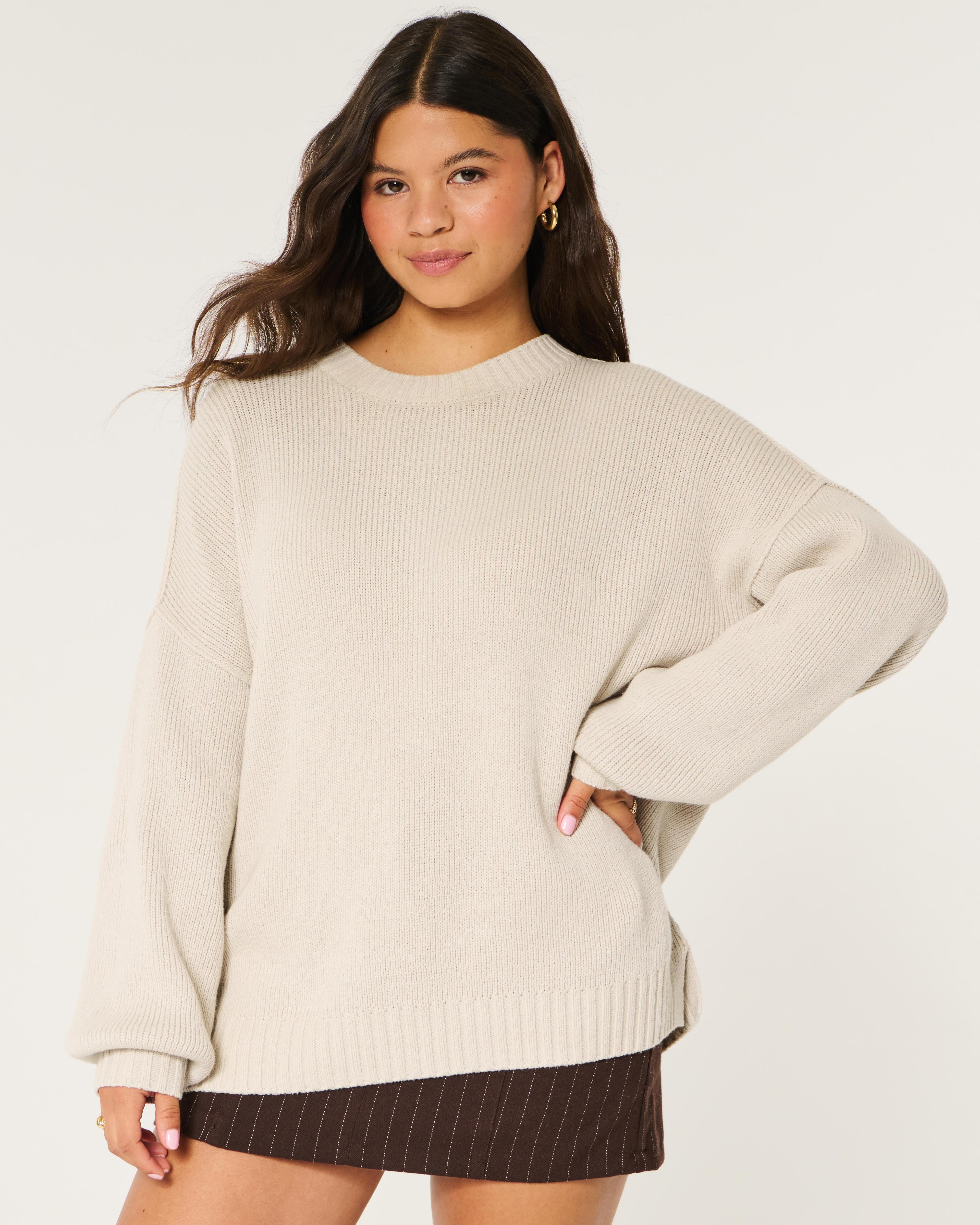 Oversized Crew Sweater Product Image