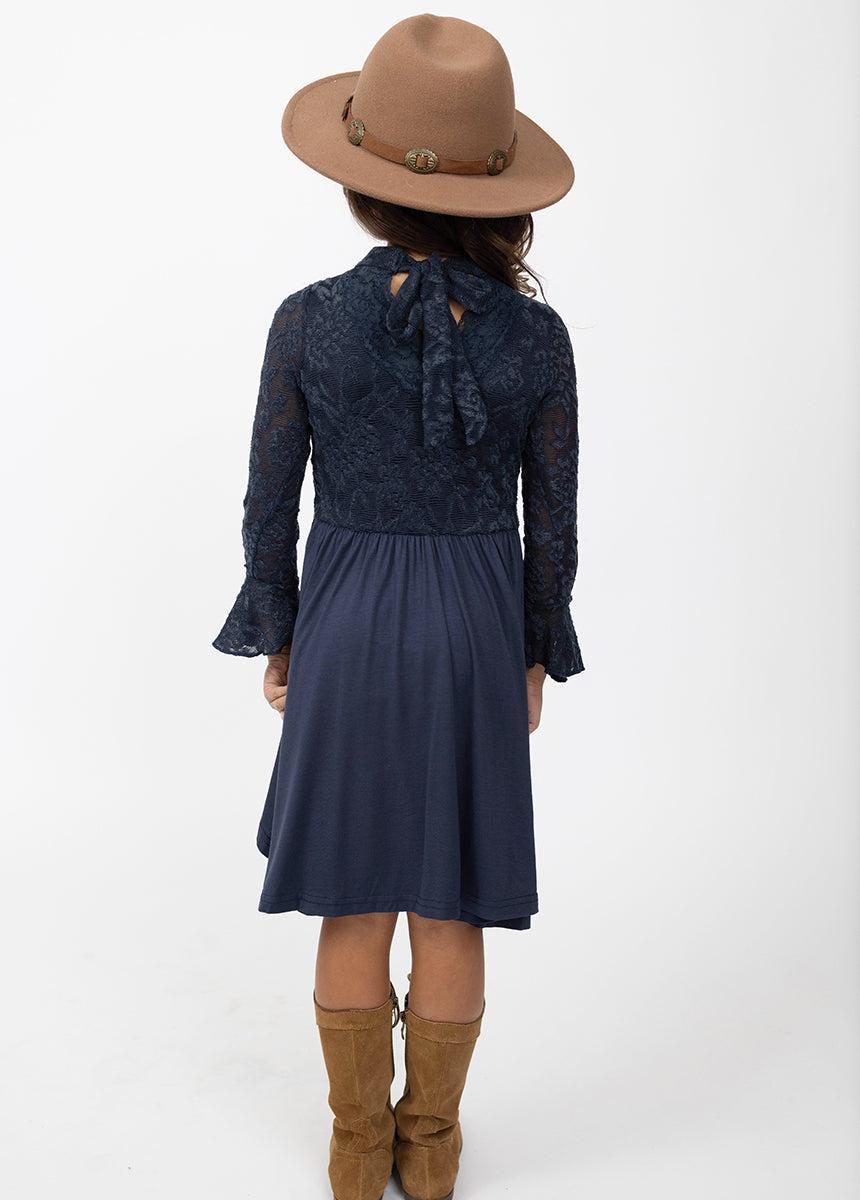 Kaleigh Dress in Navy Product Image