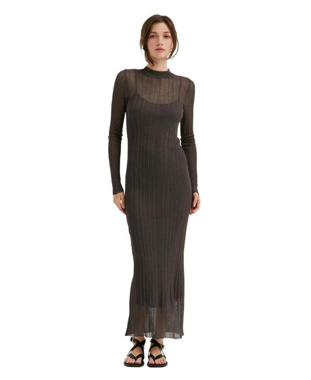 Womens Amara Two-Piece Maxi Sheer Dress Product Image