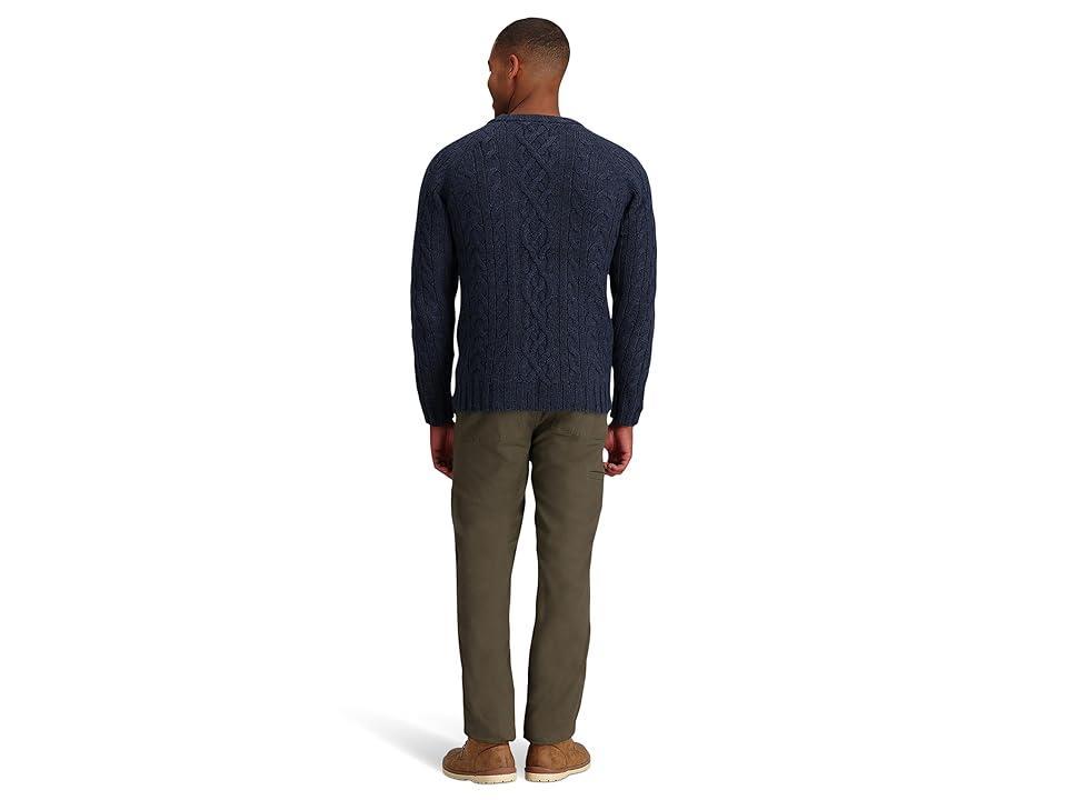 Royal Robbins Baylands Fisherman Sweater (Black Heather) Men's Clothing Product Image