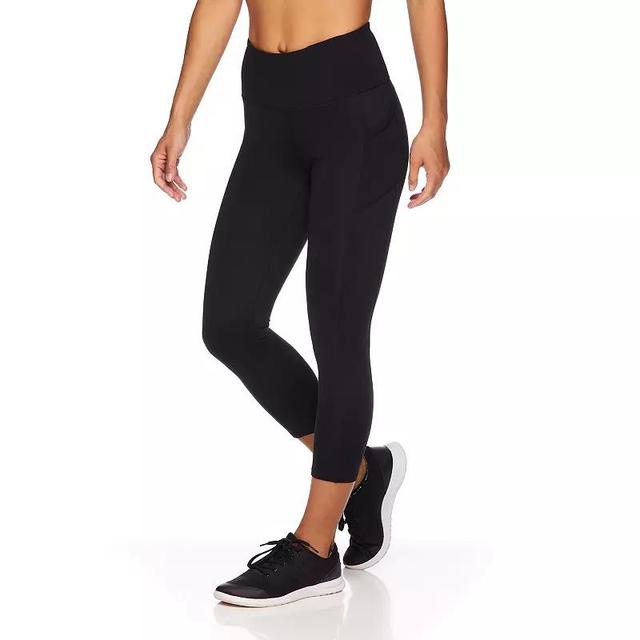 Womens Gaiam Om High-Waisted Pocket Capri Leggings Product Image