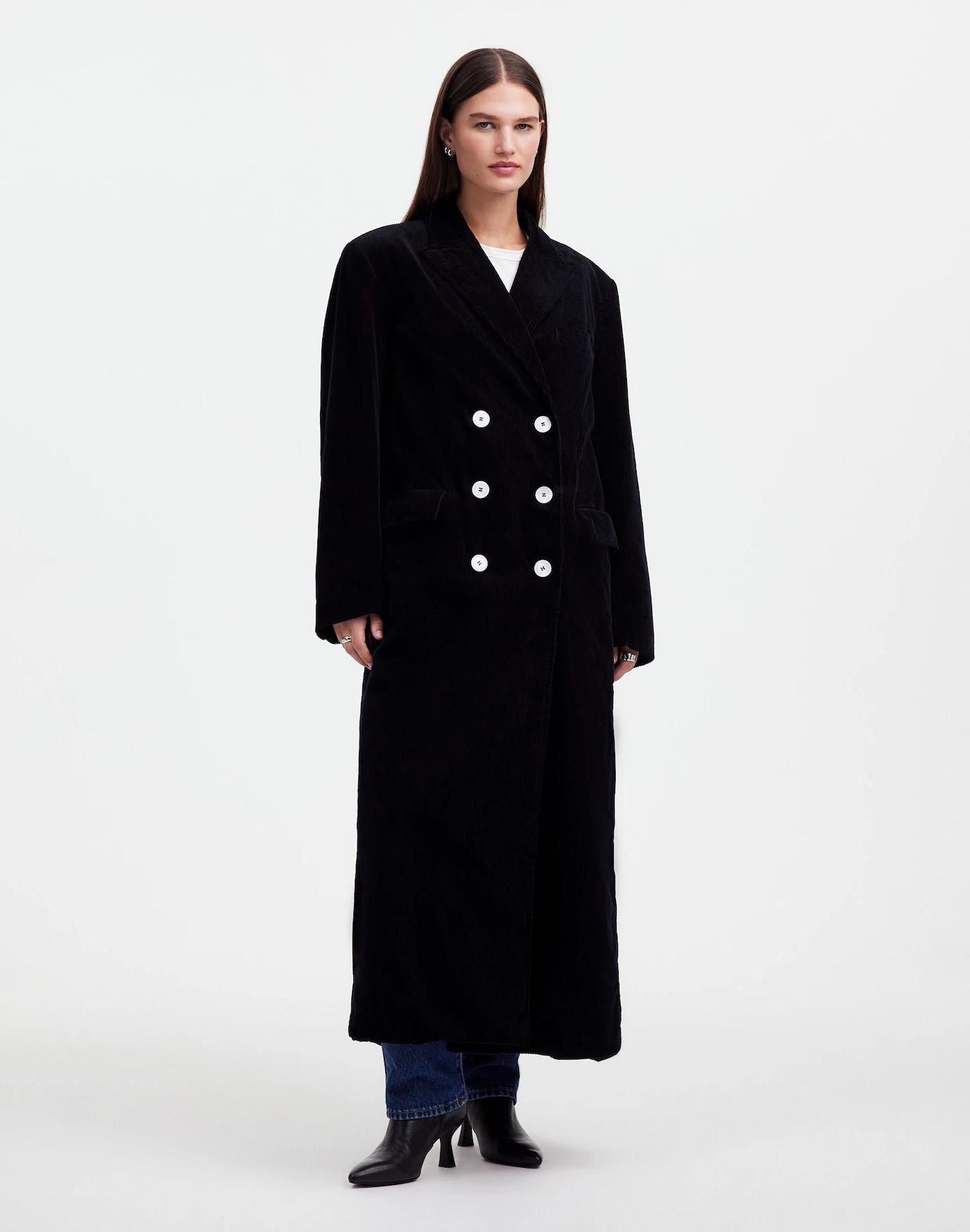 Alexa Chung for Madewell Oversized Long Coat in Corduroy Product Image