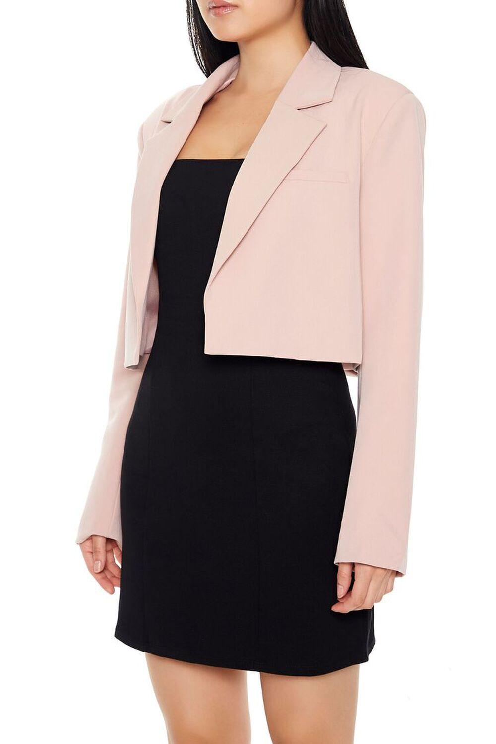 Cropped Peak Lapel Blazer | Forever 21 Product Image