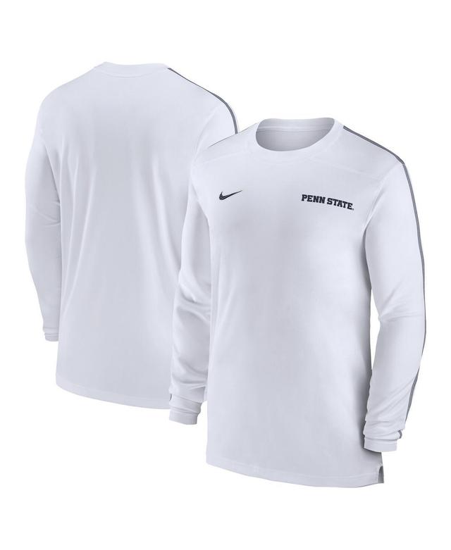 Nike Mens Black Iowa Hawkeyes 2024 Sideline Coach Uv Performance Long Sleeve T-Shirt - Black Product Image