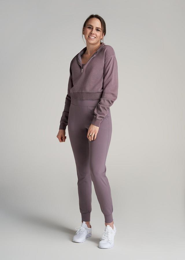 Balance Pocket Joggers for Tall Women in Smoked Mauve Female Product Image