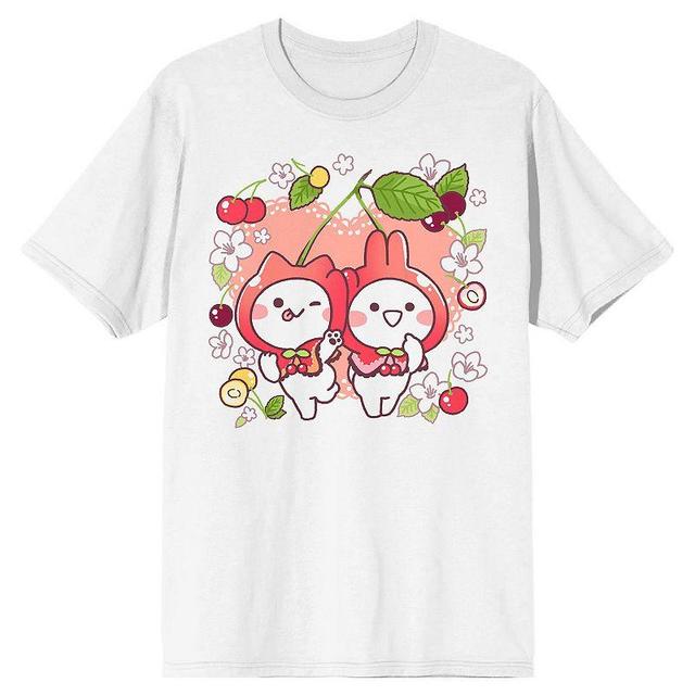 Mens Mimi & Neko Flowers & Fruits Graphic Tee Product Image