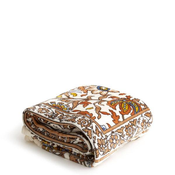 Plush Throw Blanket - Marrakesh Vines Neutral Product Image