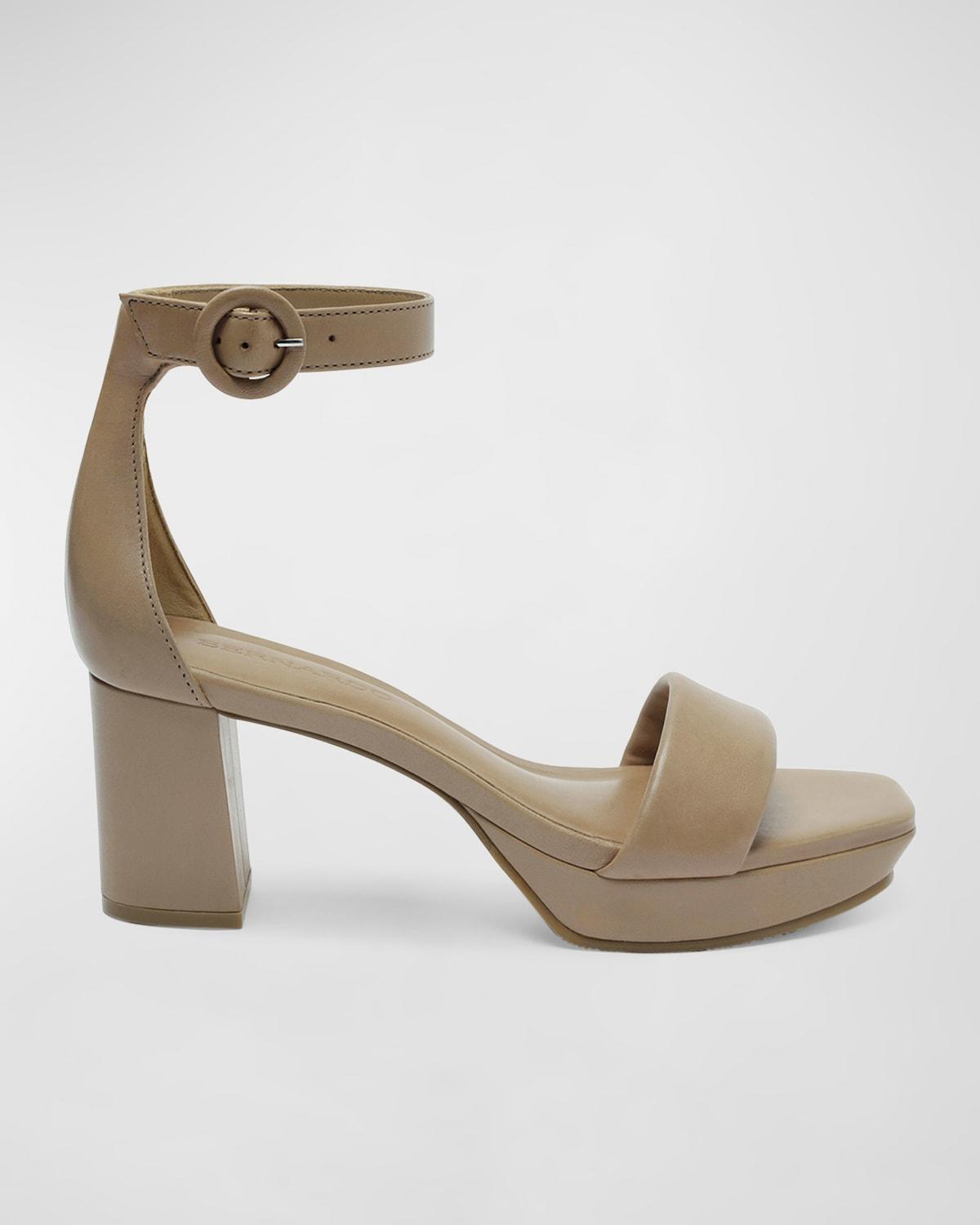 BERNARDO FOOTWEAR Carla Square Toed Ankle Strap Sandal Product Image