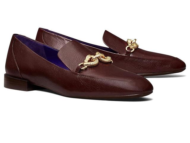 Tory Burch Jessa Loafers (Plum) Women's Slip on Shoes Product Image