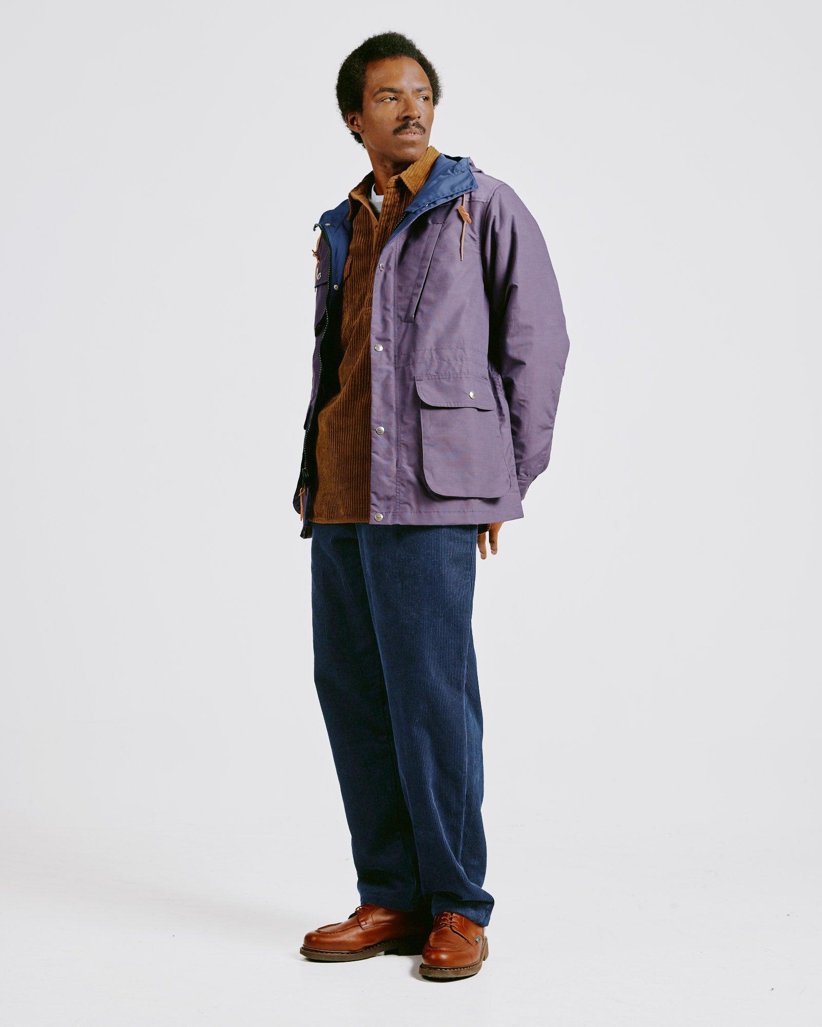 Travel Shell Parka / Purple x Navy Product Image