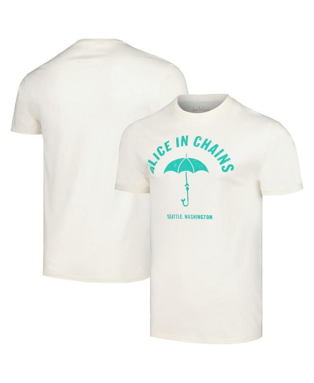 Mens Cream Alice in Chains Umbrella T-shirt Product Image