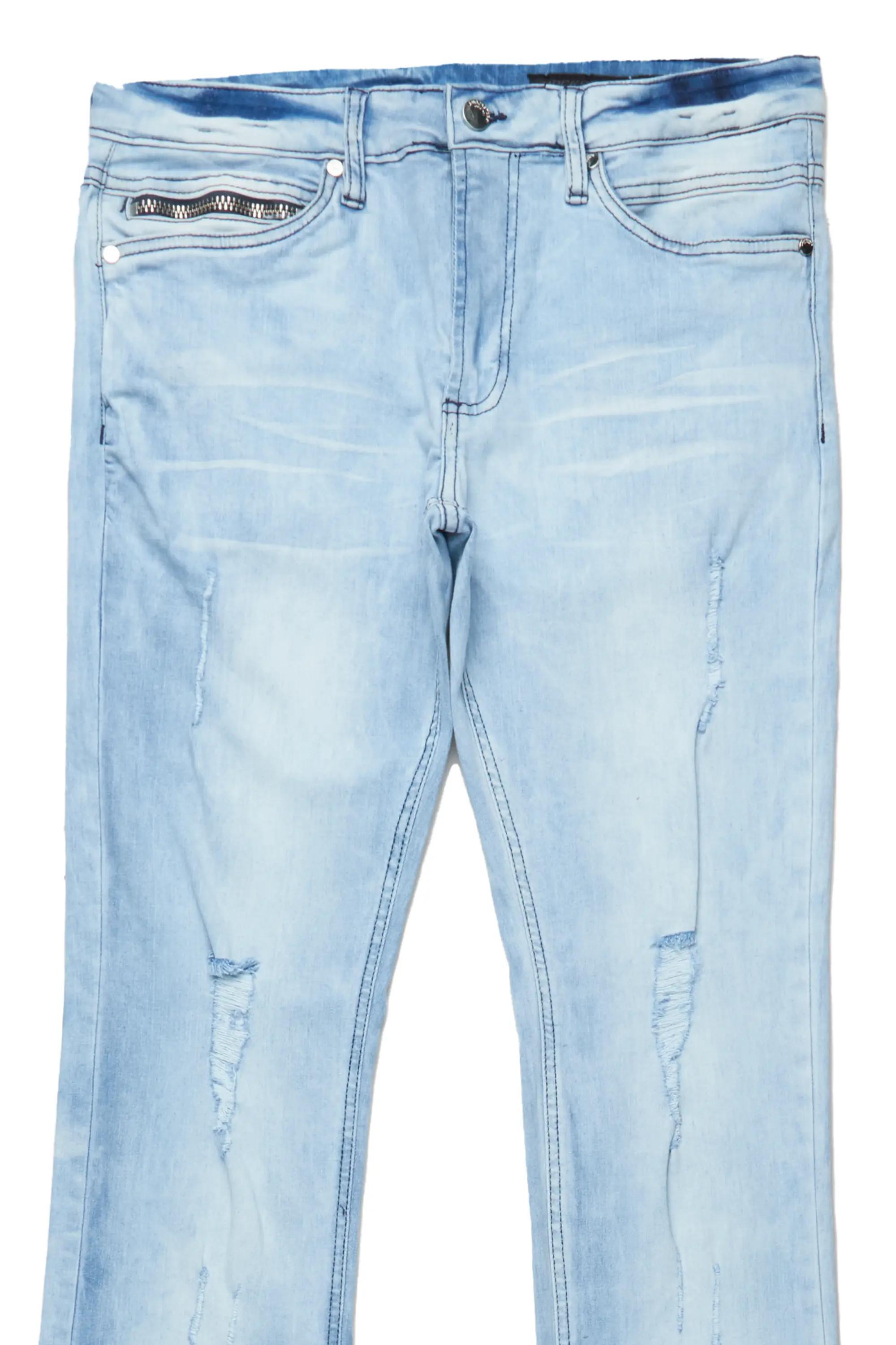 Dag Blue Super Stacked Flare Jean Male Product Image