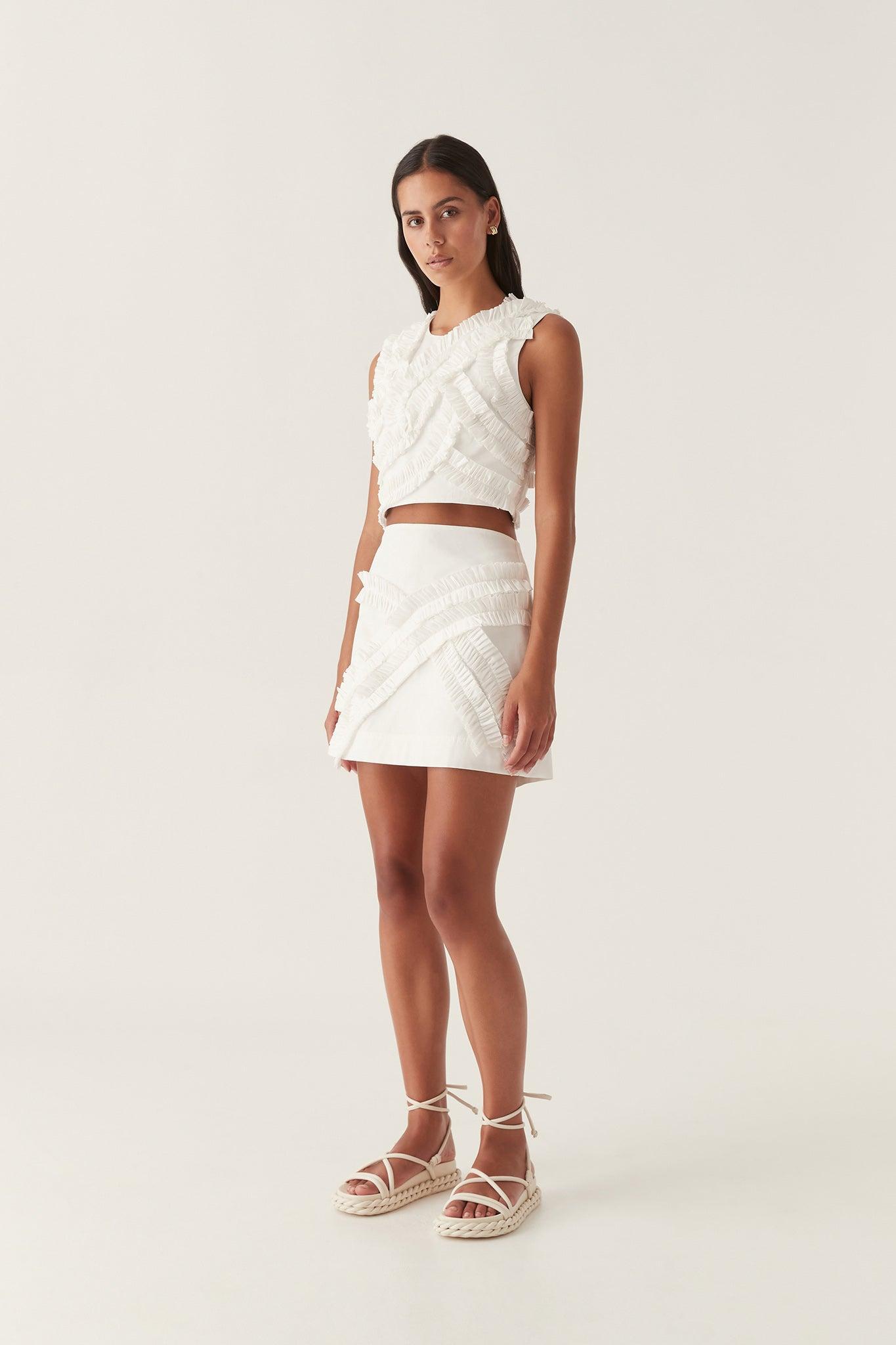 Kendra Frill Mini Skirt Product Image