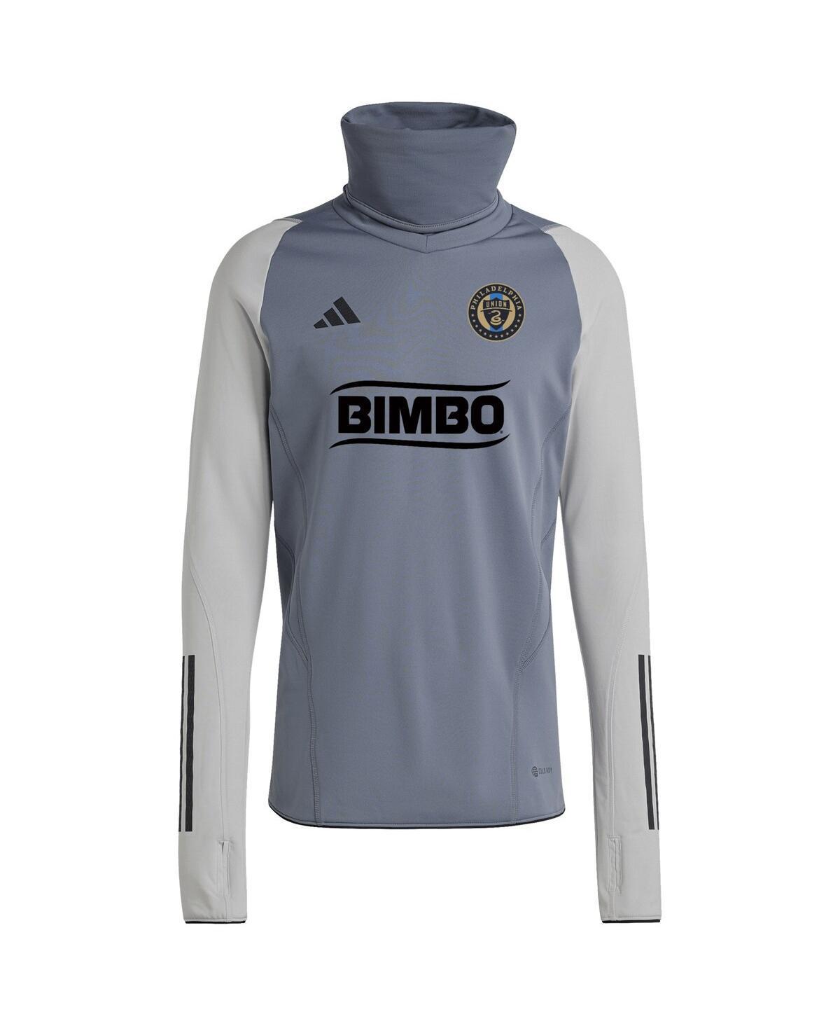 Mens adidas Gray Nashville SC Warm Raglan COLD.RDY Top Product Image