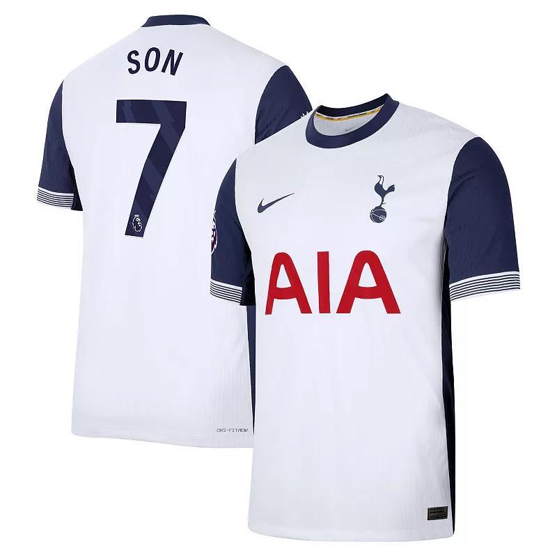 Mens Nike Son Heung-Min White Tottenham Hotspur 2024/25 Home Authentic Player Jersey Product Image