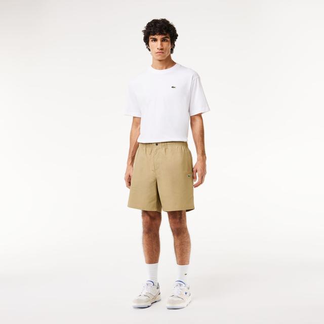 Relaxed Fit Poplin Shorts Product Image