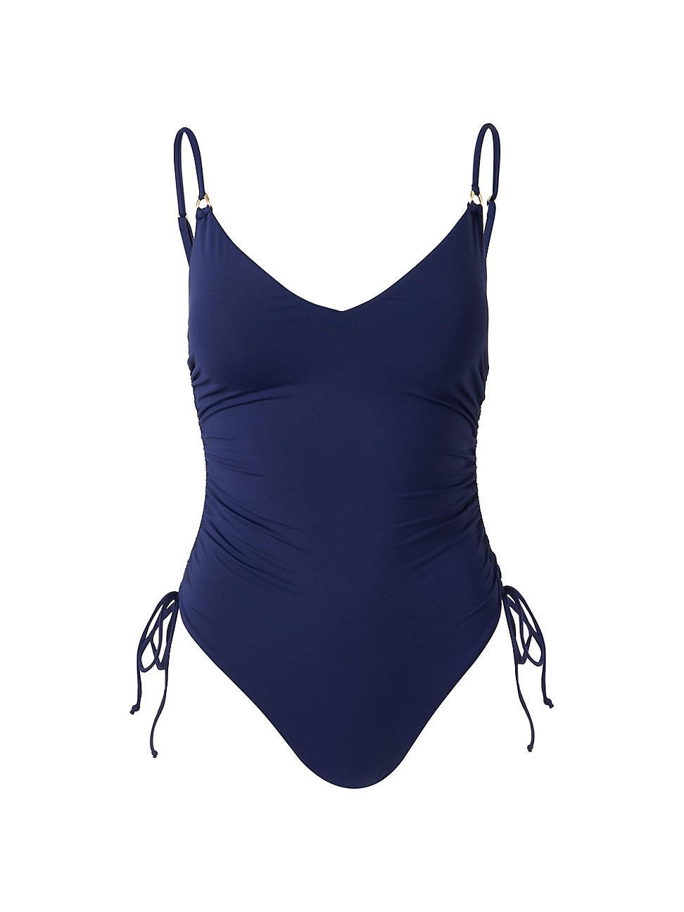 Womens Havana Side-Tie One-Piece Swimsuit Product Image