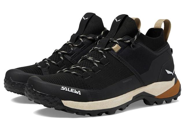 SALEWA Puez Knit PTX Black) Men's Shoes Product Image