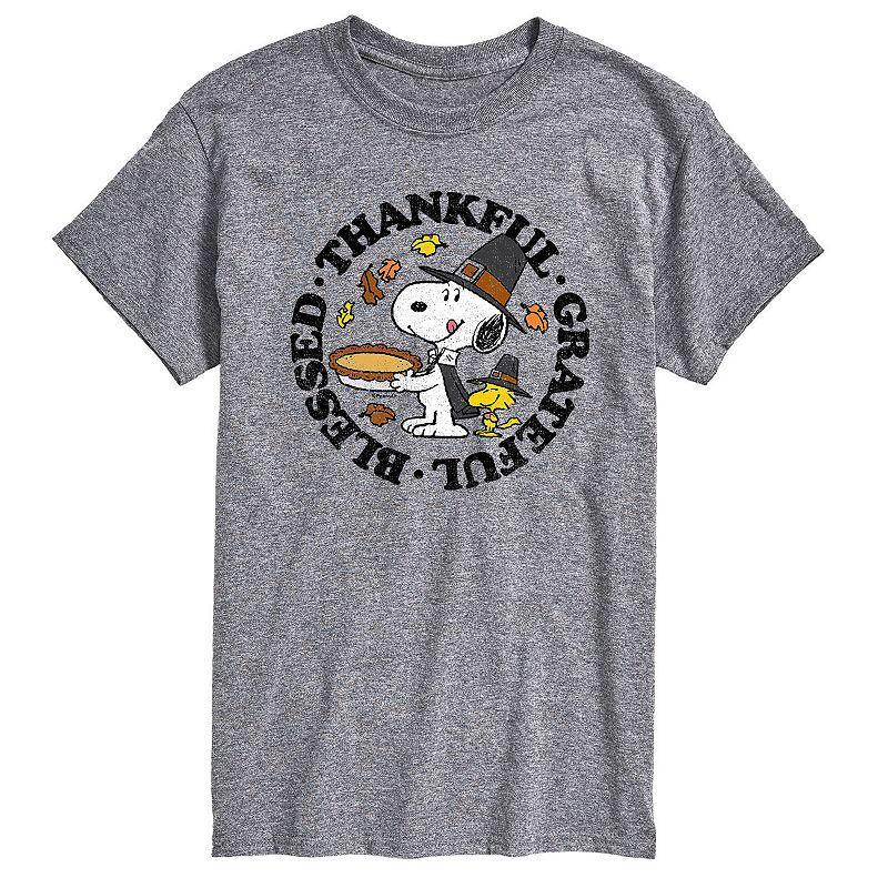 Big & Tall Peanuts Thanksgiving Tee, Mens Product Image