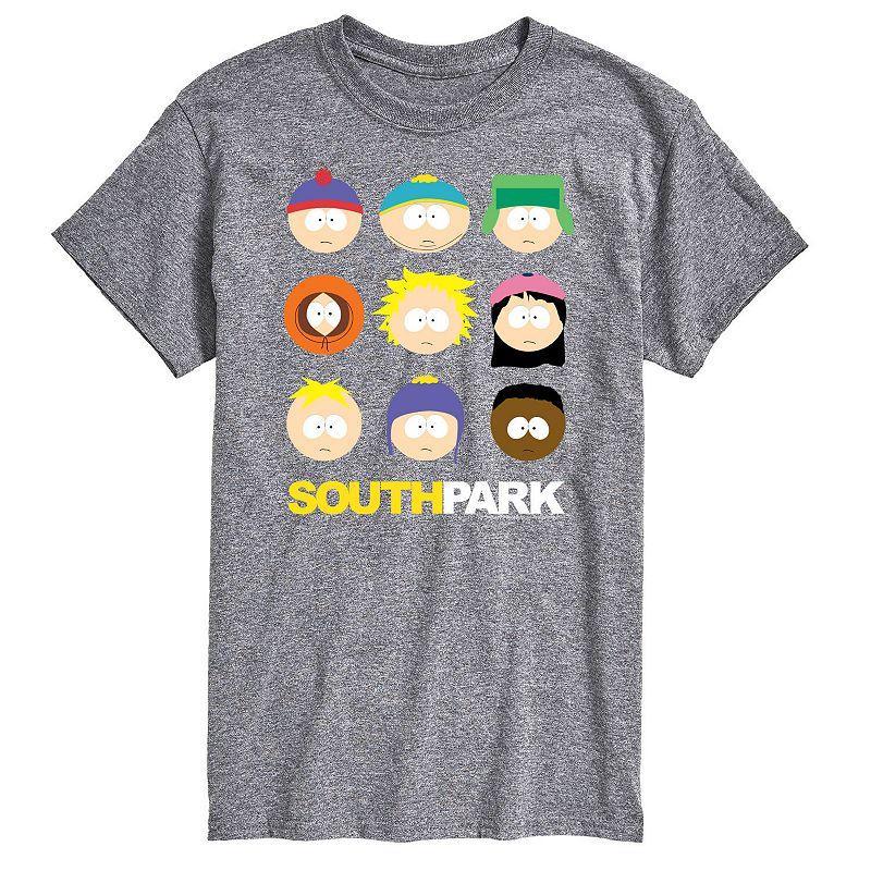 Big & Tall South Park Face Grid Tee, Mens Product Image