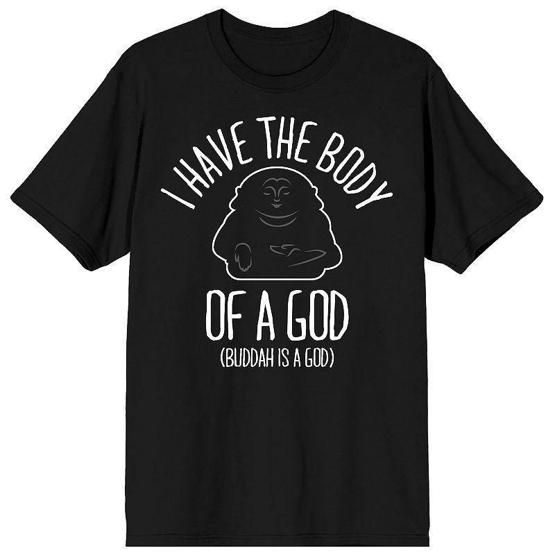 Mens I Have The Body Of A God, Buddha Is A God Graphic Tee Product Image