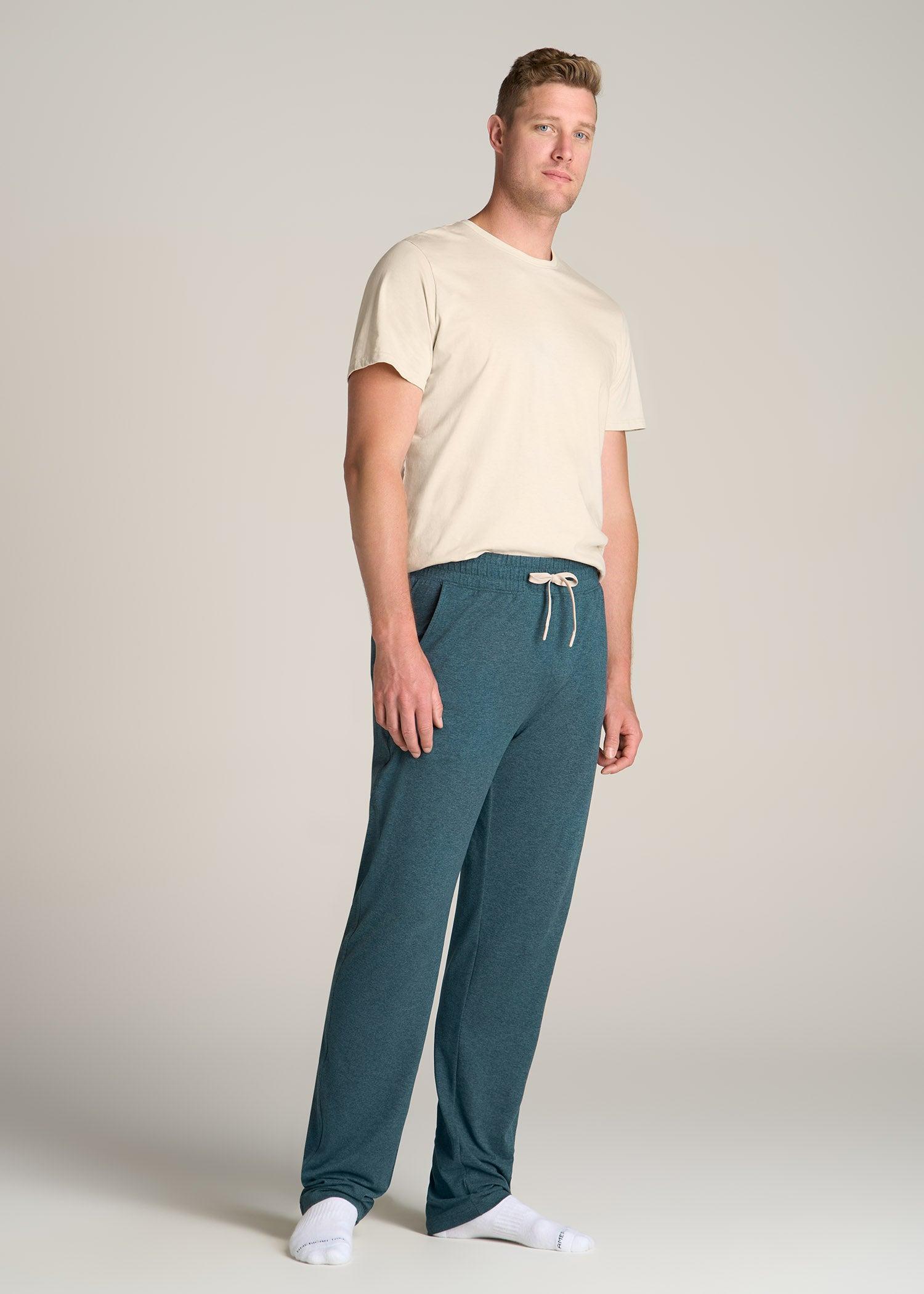 Weekender Stretch Men's Tall Lounge Pant in Dark Teal Mix Male Product Image